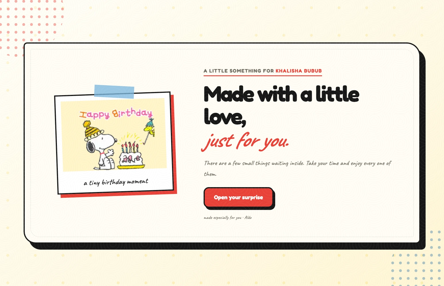 Birthday Scrapbook